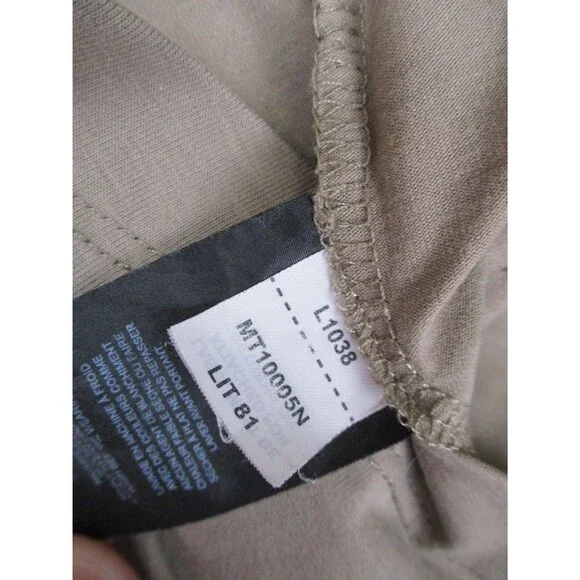 Cuts Shirt Mens Large L Brown Tan Casual Performance Stretch Crew Tee * - Picture 9 of 13